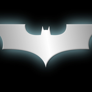 The Dark Knight logo wallpaper
