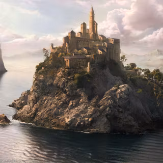 Matte painting wallpaper