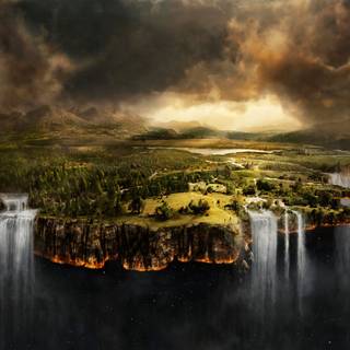 Matte painting wallpaper