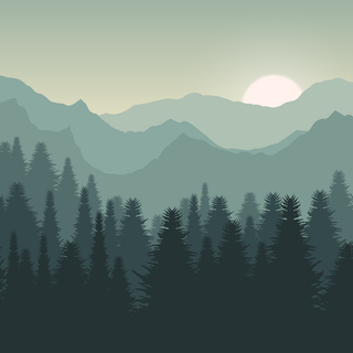 Laptop aesthetic landscape wallpaper