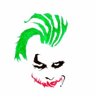 Joker painting wallpaper