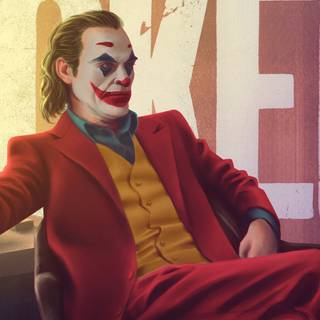 Joker painting wallpaper