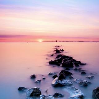 Sky pink desktop wallpaper