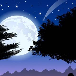 Moon cartoon wallpaper