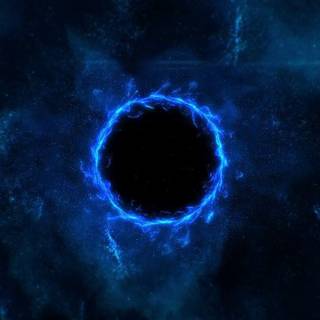 Blue hole wallpaper
