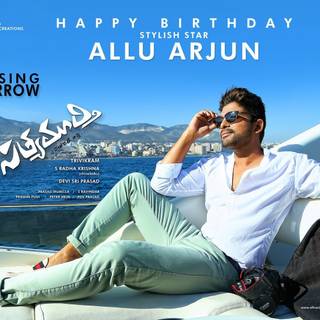 Allu Arjun birthday wallpaper