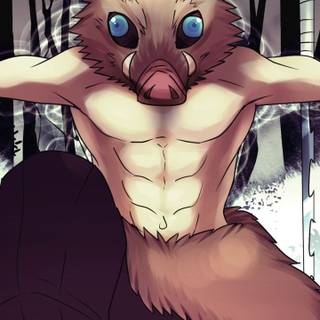 Hashibira-Inosuke mobile anime wallpaper