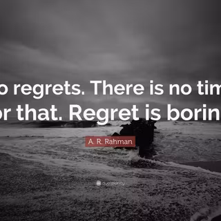 No regrets wallpaper