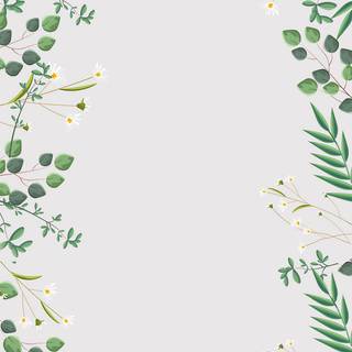 Minimalist spring iPhone wallpaper