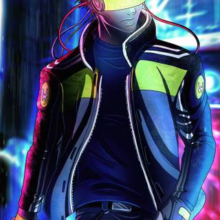 Sci fi anime Android wallpaper