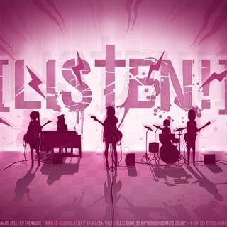 Purple scene anime wallpaper