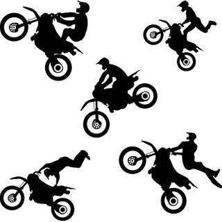 Bike sticker wallpaper