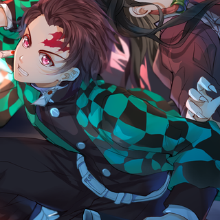 Tanjiro and Nezuko mobile wallpaper