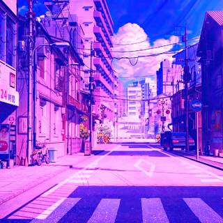 Purple aesthetic Chromebook wallpaper