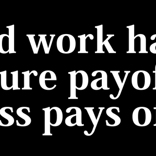 Hard Work Pays Off wallpaper