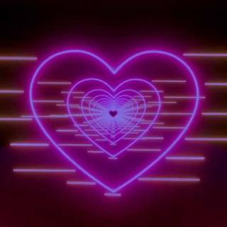 Heart tunnel desktop wallpaper