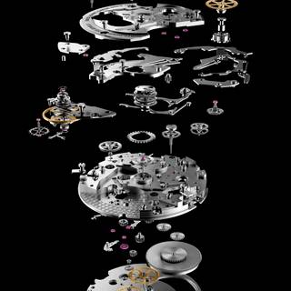 Watch movement wallpaper