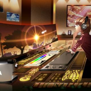 Girl computer wallpaper