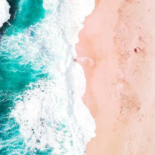 Beach aesthetic desktop wallpaper