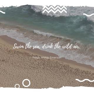 Beach aesthetic desktop wallpaper