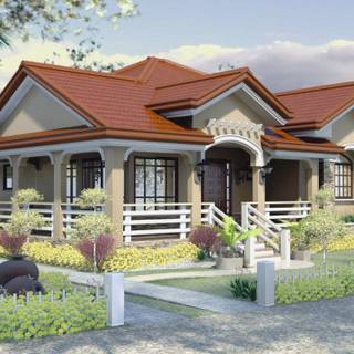 Simple house wallpaper