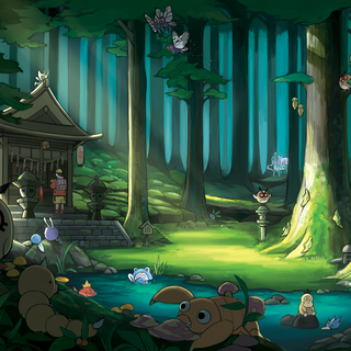 Pokémon forest wallpaper