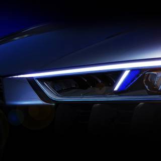 Audi lights wallpaper