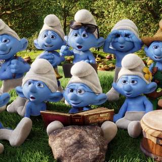 Smurf computer wallpaper