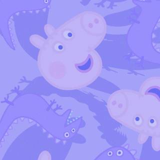 Peppa Pig preppy wallpaper