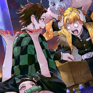 Inosuke 4k iPhone wallpaper