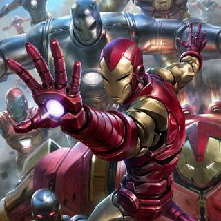 Avengers party wallpaper