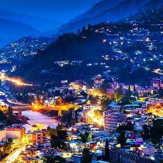 Night city mobile wallpaper