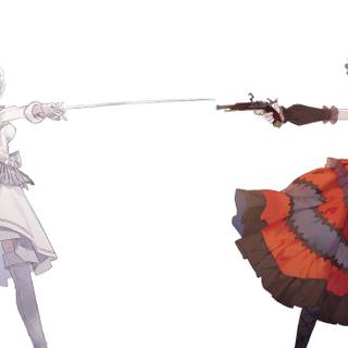 Date A Bullet White Queen wallpaper