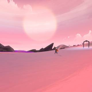 Pink desktop gaming wallpaper