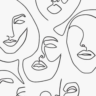Abstract face wallpaper