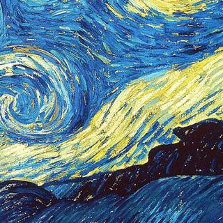 The Starry Night iPhone wallpaper