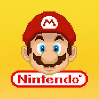 Mario logo wallpaper
