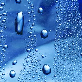 Blue glass wallpaper