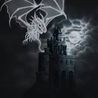 Ghost dragons wallpaper