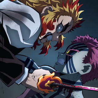 Rengoku bleeding wallpaper