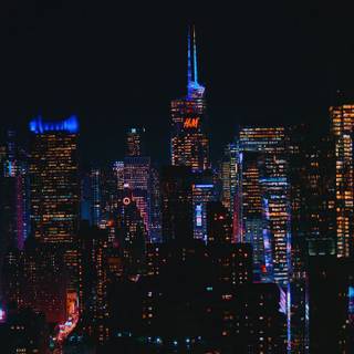 Dark building wallpaper