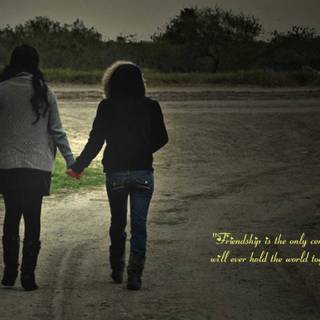 Friendship girls wallpaper