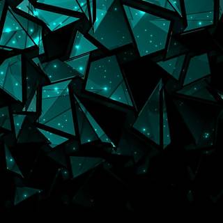 Black and teal wallpaper