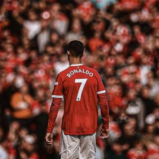 Cristiano Ronaldo MU wallpaper