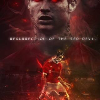 Cristiano Ronaldo MU wallpaper