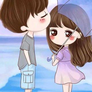 Cartoon cute girls HD wallpaper