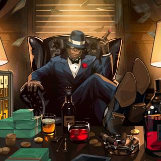 Gangster monkey wallpaper