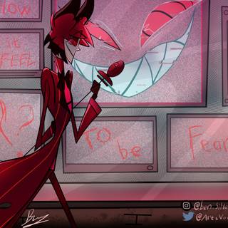 Hazbin Hotel anime version wallpaper