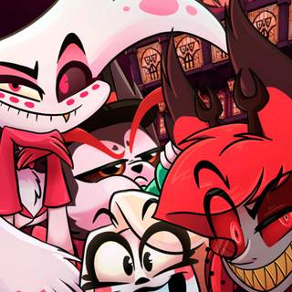 Hazbin Hotel anime version wallpaper