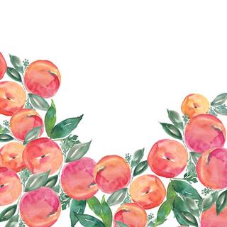 Peach spring wallpaper